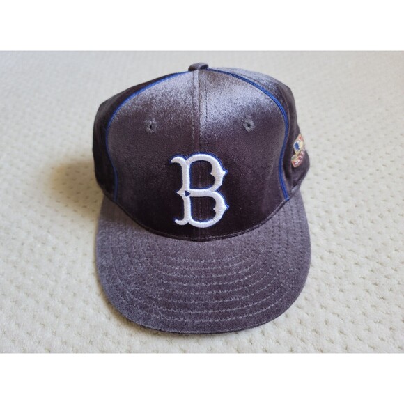 NWOT Brooklyn Dodgers Cooperstown American Needle Fitted 7 1/4 Velour Velvet Cap - Picture 2 of 8